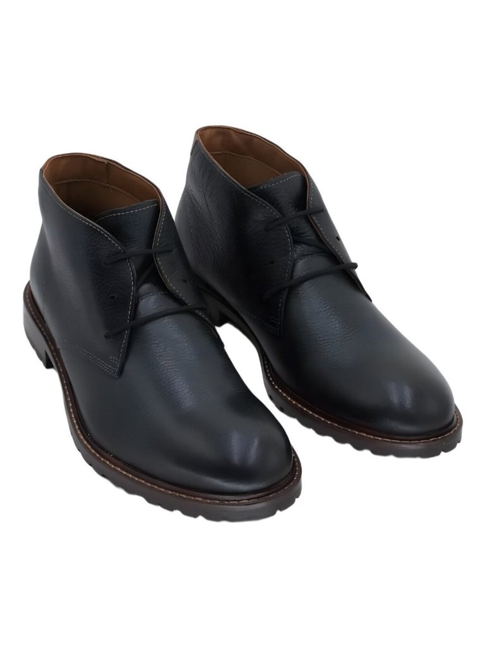 Johnston Murphy Boswel Chukka Boots Black Full Grain Size 11M